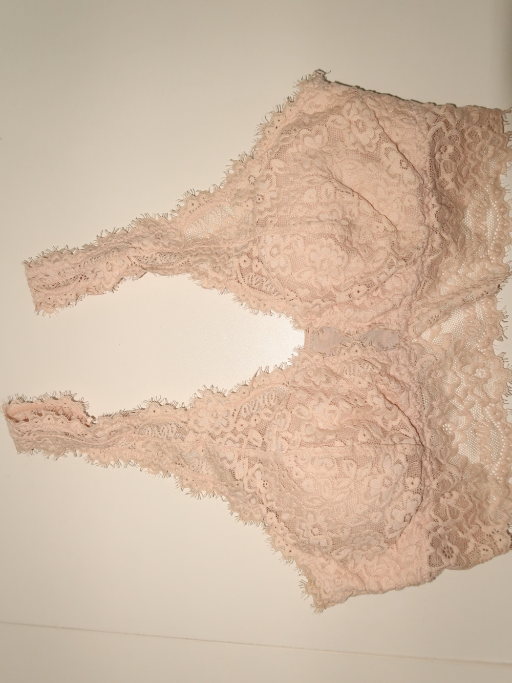 aerie Lace Bralette in Blush